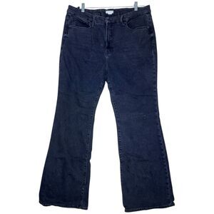 Good American Black Bootcut Jeans Women’s Size 20